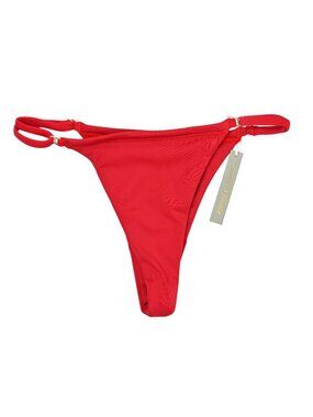 Gooseberry Intimates So Chic Tanga Bikini Bottoms in Red